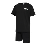 휠라 키즈 상하의 2PC 세트 - 블랙/블랙 휠라 키즈 상하의 2PC 세트 - 블랙/블랙