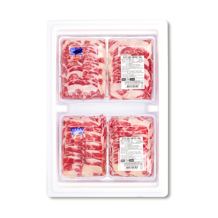 미국산 냉동 차돌박이 1.3kg x 2팩 미국산 냉동 차돌박이 1.3kg x 2팩