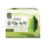 녹차원 유기농 순수녹차 1.2g x 50티백 x 4