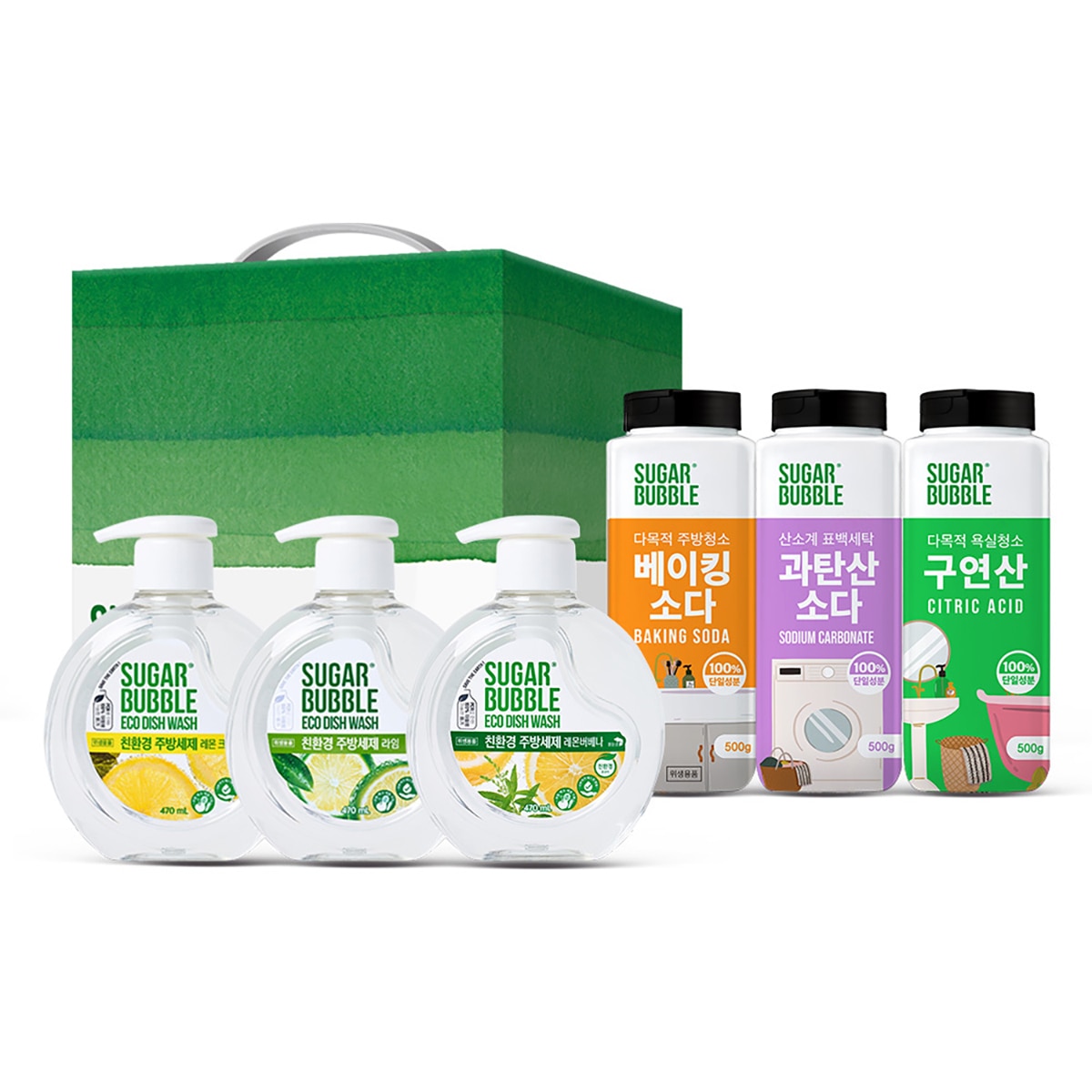 슈가버블 세제 6종 선물세트
