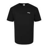 휠라 남성 기능성 반소매 티셔츠 - 블랙