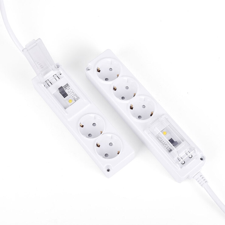 Heavy Duty ELCP Power Strip 2M 2 + 3 Sockets 685476