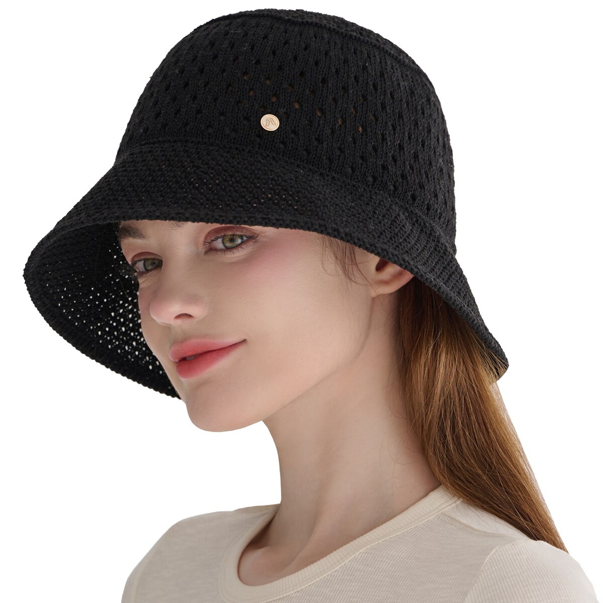 안드레아바나 여성 보닛햇 - 블랙 안드레아바나 여성 보닛햇 - 블랙