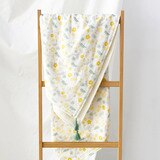 6겹 거즈 테슬 담요 100x140cm - 플라워