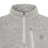 밀레 남성 1/4 집업 스웨터 - 멜란지그레이