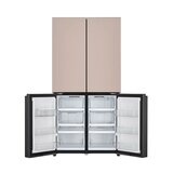 LG 오브제 AI 매직스페이스 냉장고 870L, 글라스 아몬드/토프 LG 오브제 AI 매직스페이스 냉장고 870L, 글라스 아몬드/토프