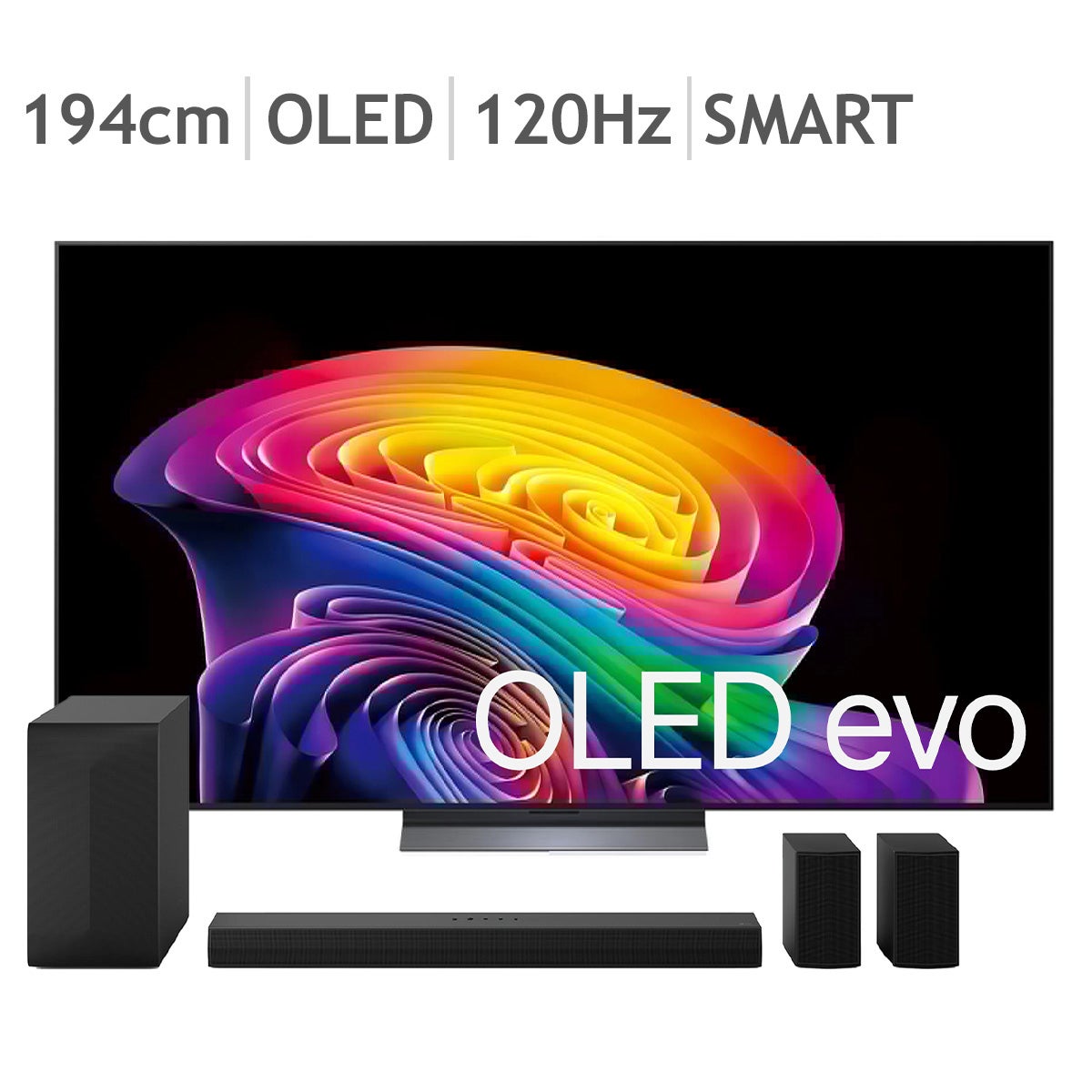 LG OLED evo AI TV 77C6FNA 194cm (77) + S60TR