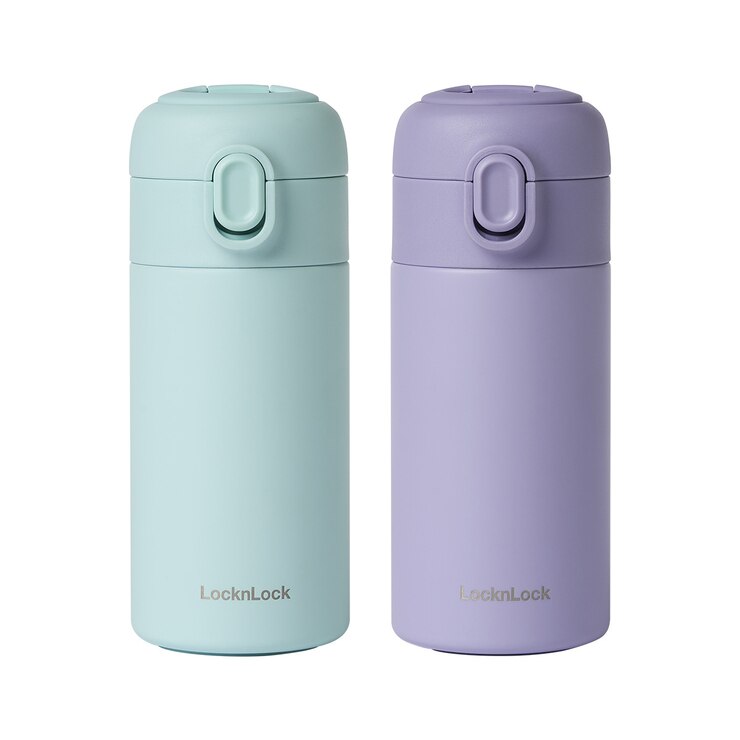 락앤락 원터치 미니 텀블러 200ml 2PK - 민트&바이올렛 락앤락 원터치 미니 텀블러 200ml 2PK - 민트&바이올렛