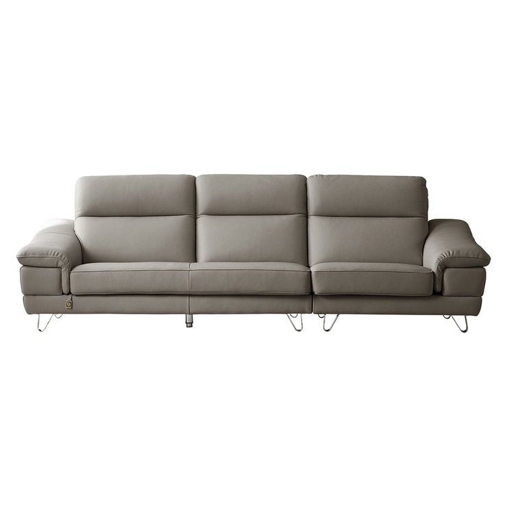 다우닝 레아 스테디 전체 천연가죽 3.5인 소파