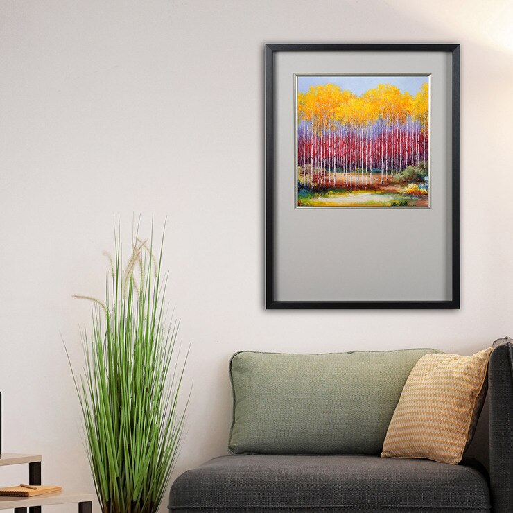 지클레 아트포스터 56x80cm - 환상의 자작나무 숲 II