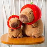 카피바라 딸기모자 인형 23cm