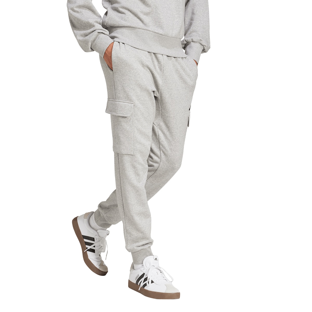 아디다스 남성 필코지 카고 조거 팬츠 - 그레이, L