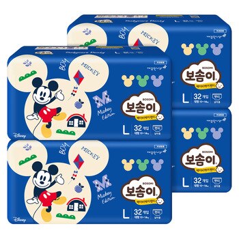 보솜이베이비케어팬티형기저귀대형남아용 32매x 4 보솜이베이비케어팬티형기저귀대형남아용 32매x 4