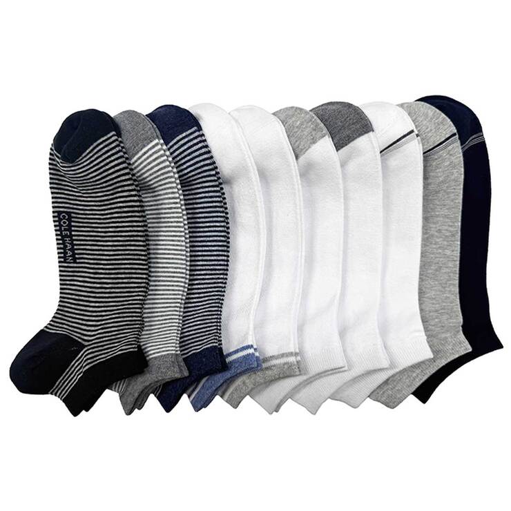 콜한 남성 스니커즈 양말 10족