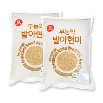 미이랑 무농약 발아현미 4kg x 2