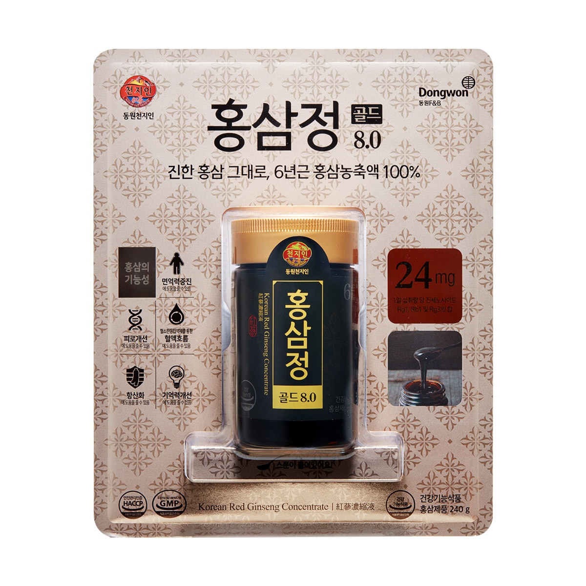 동원천지인 홍삼정 골드 8.0 240g