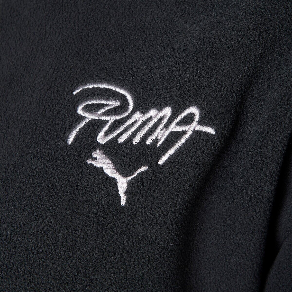 푸마 여성 마이크로 플리스 아노락 - 차콜 그레이, M