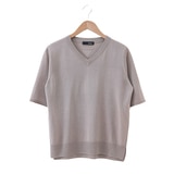 보니스팍스 여성 브이넥 풀오버 니트