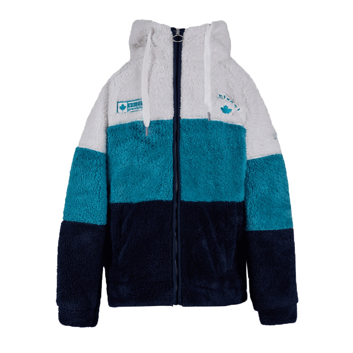 Noize 키즈 쉐르파 풀집 후드 자켓