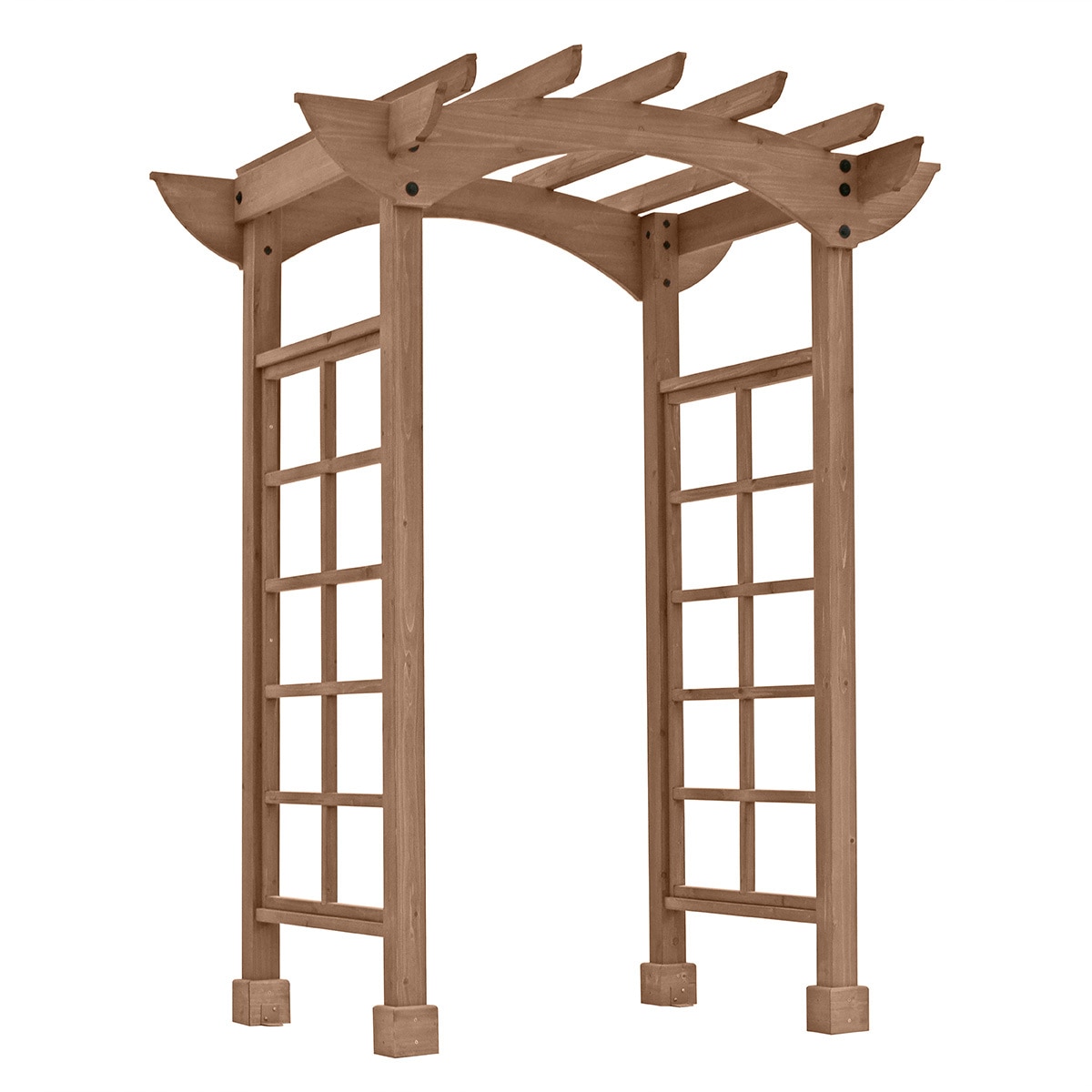 야외 정원용 나무정자