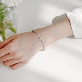 론드 아스틴 18K 화이트골드 팔찌