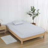 South Point 매트리스 & 베개커버 세트 - 싱글, 데님스트라이프