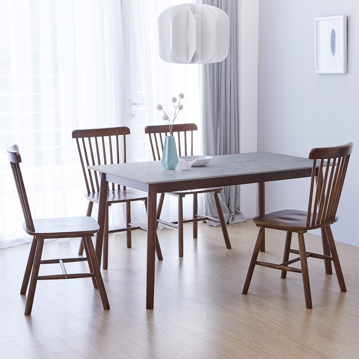 리비니아 TOTO 포세린 세라믹 4인 식탁세트