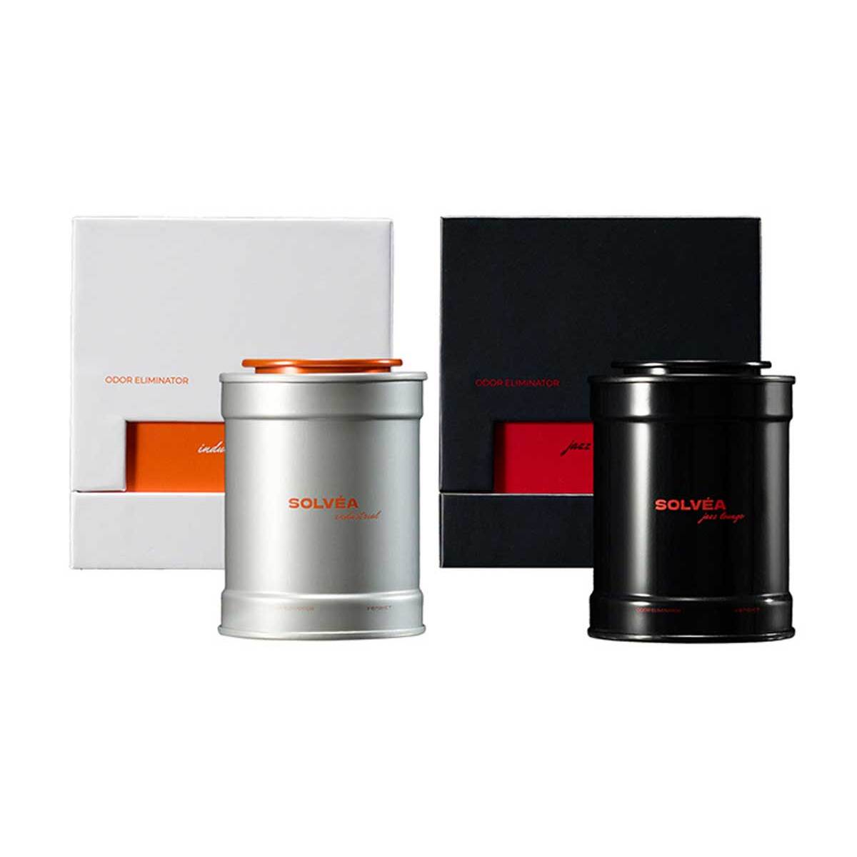 벤딕트 솔베아 고체 탈취제 2개 - 재즈 라운지 + 인더스트리얼