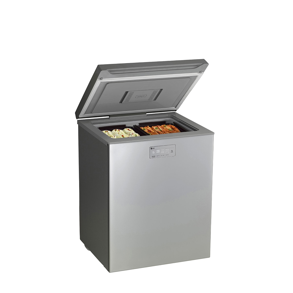 엘지 디오스 김치냉장고 128L - 메탈샤이니퓨어