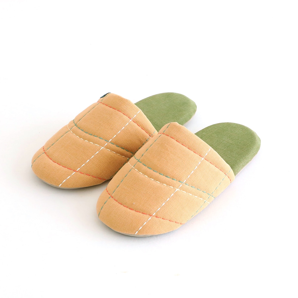오리고 스티치 셔벗 순면 와이드 실내화 2P 오리고 스티치 셔벗 순면 와이드 실내화 2P