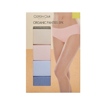 코튼클럽 여성 오가닉 면 팬티 5 매