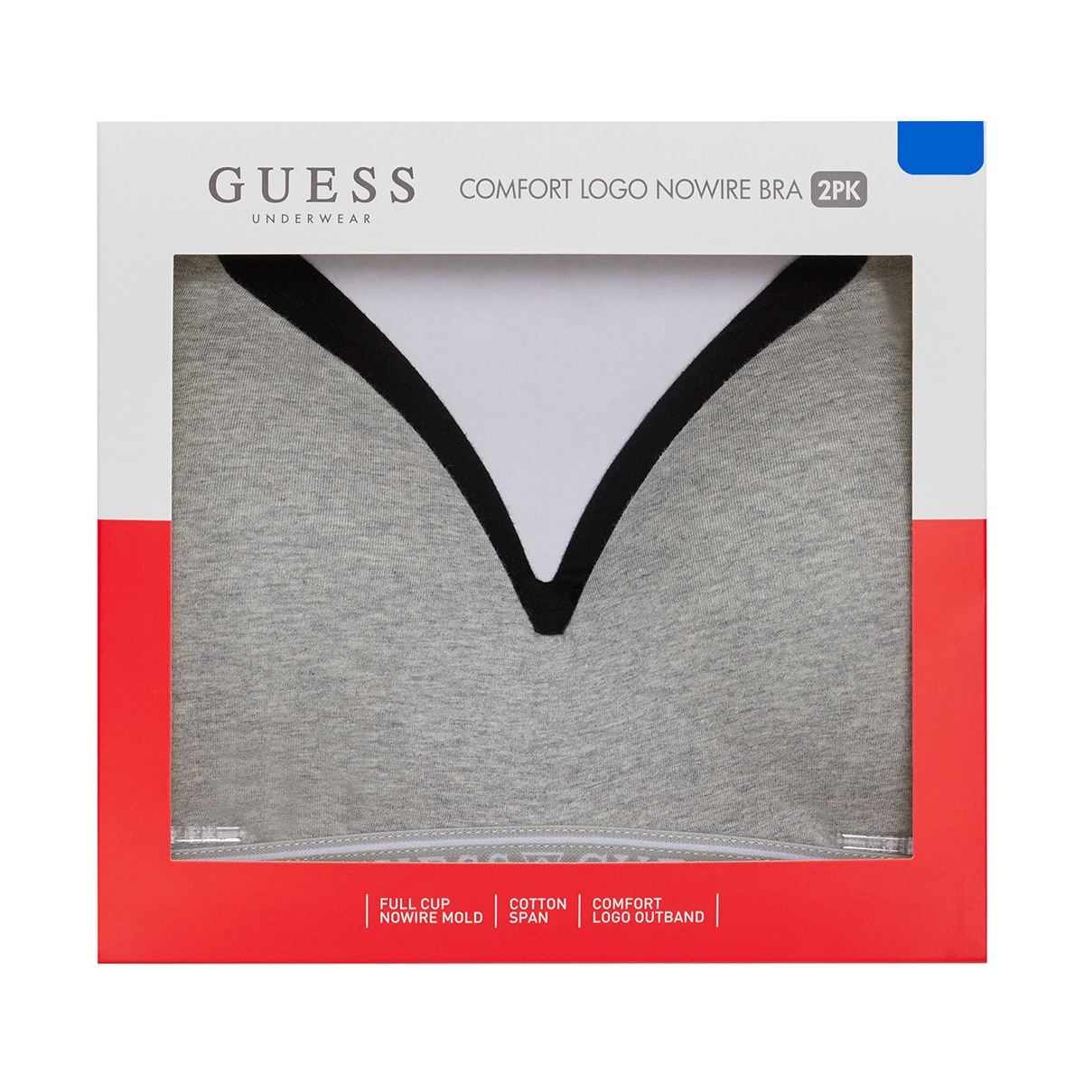 게스 노와이어 아웃 밴드 브라 2 매 - 26GRBK, 80A 게스 노와이어 아웃 밴드 브라 2 매 - 26GRBK, 80A