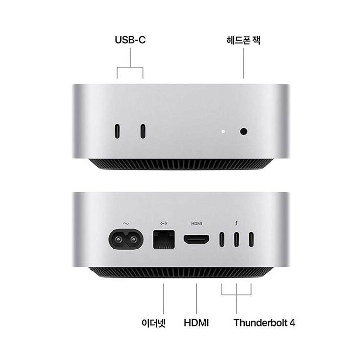 Apple 맥 미니 M4 , CPU 10, GPU 10, 16GB, 512GB Apple 맥 미니 M4 , CPU 10, GPU 10, 16GB, 512GB