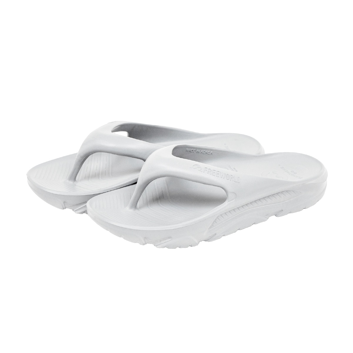 프리월드 성인 플립플랍 - 밀크