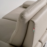 다우닝 모아나 스윙 전체 천연가죽 소파 3인