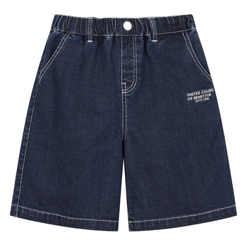 베네통 키즈 데님 반바지