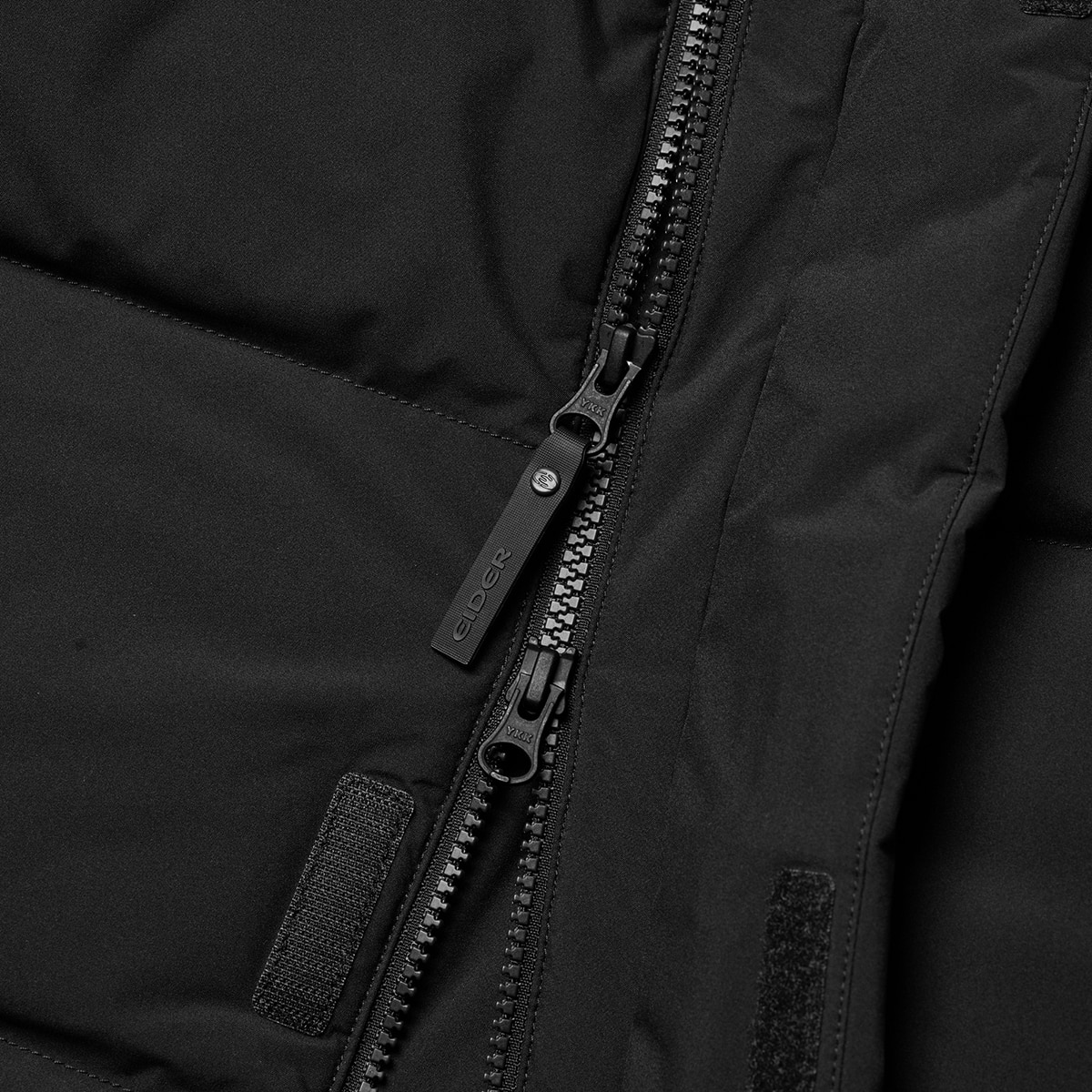 아이더 남성 벤치 롱 다운 자켓 - 블랙