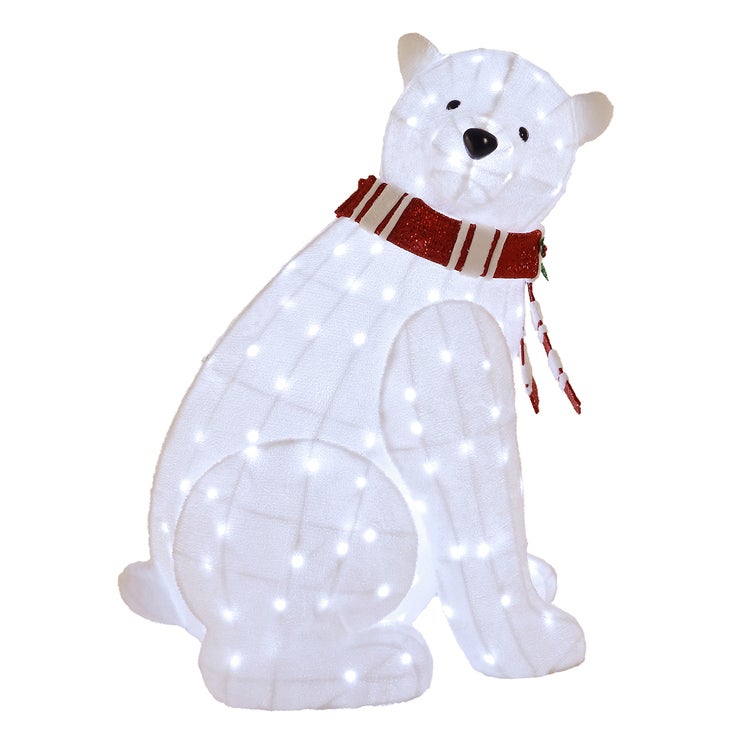 LED 북극곰 장식 2개 세트