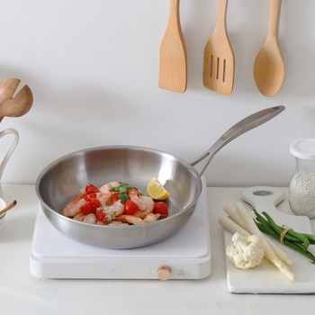 쿠치나레 통 5중 스테인리스 엠보 프라이팬 28cm