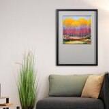 지클레 아트포스터 56x80cm - 환상의 자작나무 숲 II