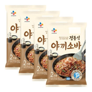 CJ 정통식 야끼소바 412g X 4ea