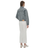 비지트 인 뉴욕 여성 데님 재킷 - 그레이, M