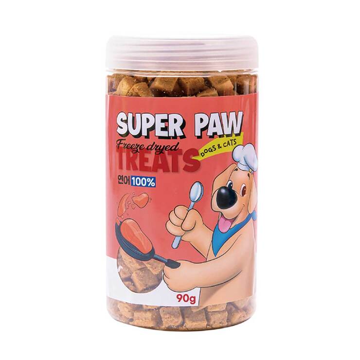 슈퍼포우 동결건조 트릿 연어 90g x 3 (반려동물용) 슈퍼포우 동결건조 트릿 연어 90g x 3 (반려동물용)