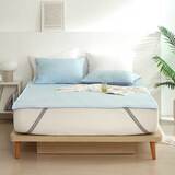 에이프릴엣홈 3중직 아이스 메쉬 패드 - 퀸, 블루