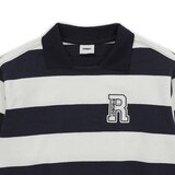 알로봇 키즈 긴소매 스트라이프 맨투맨 - 네이비