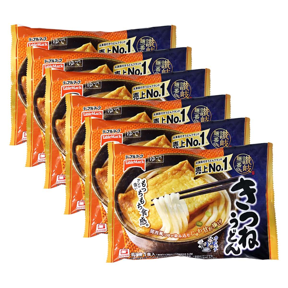 테이블마크키츠네 유부우동 283G X 6