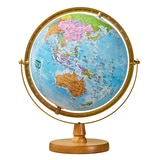 서전 LED 행정 지구본 32cm 스카이 블루