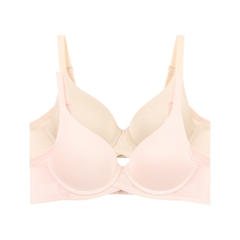 푸마 여성 로고 헴 브라 2매