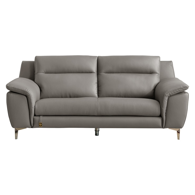 다우닝 몬트 전체 천연가죽 3인 소파