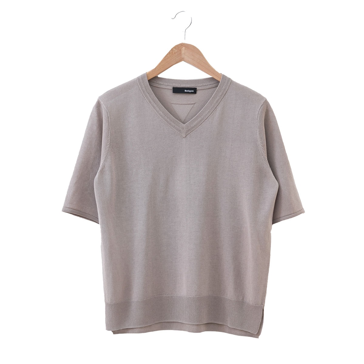 보니스팍스 여성 브이넥 풀오버 니트